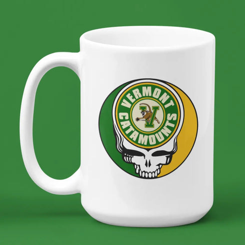 Grateful Dead - University of Vermont Stealie 15 Ounce Coffee Mug - StealieShop